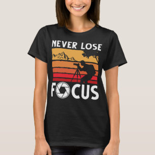Cool Photographer Art For Men Women Photography Ca T-Shirt