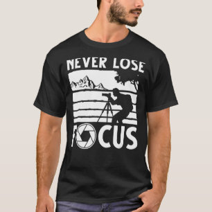 Cool Photographer Art For Men Women Photography Ca T-Shirt