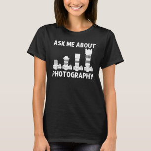 Cool Photography For Men Women Photographer Videog T-Shirt