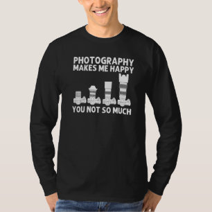 Cool Photography For Men Women Photographer Videog T-Shirt