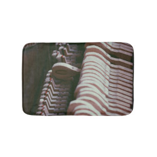 Cool Piano Artwork Bath Mat