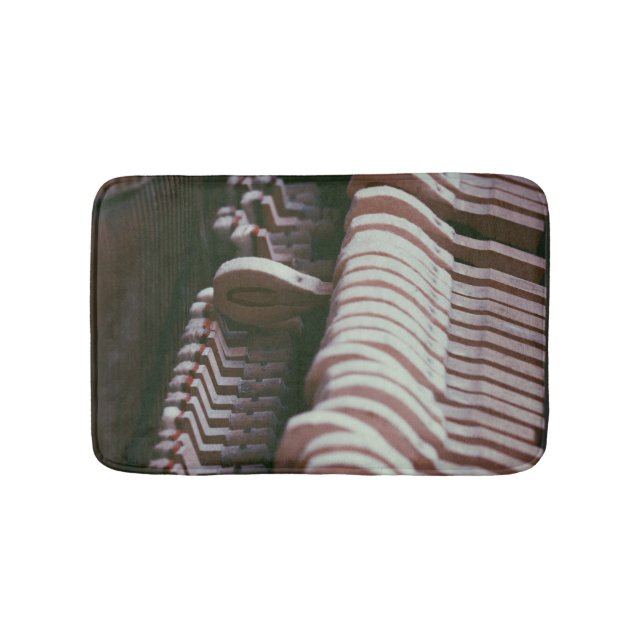 Cool Piano Artwork Bath Mat (Front)