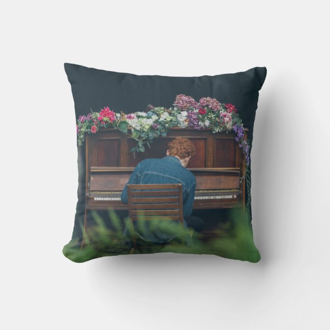 Cool Piano Artwork Cushion (Front)