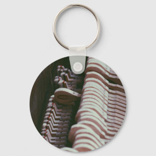 Cool Piano Artwork Key Ring
