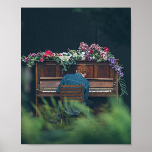 Cool Piano Artwork Poster (Front)
