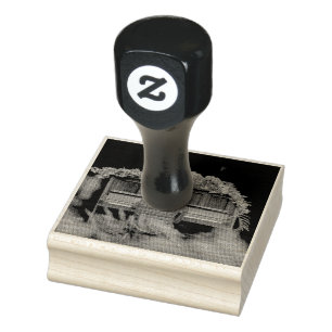 Cool Piano Artwork Rubber Stamp