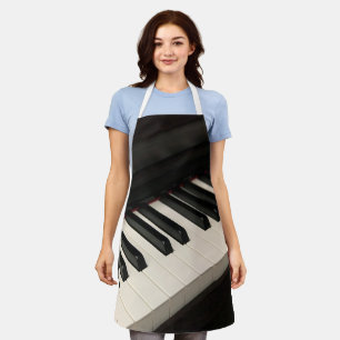 Cool Piano Design Apron