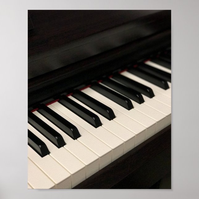 Cool Piano Design Poster (Front)