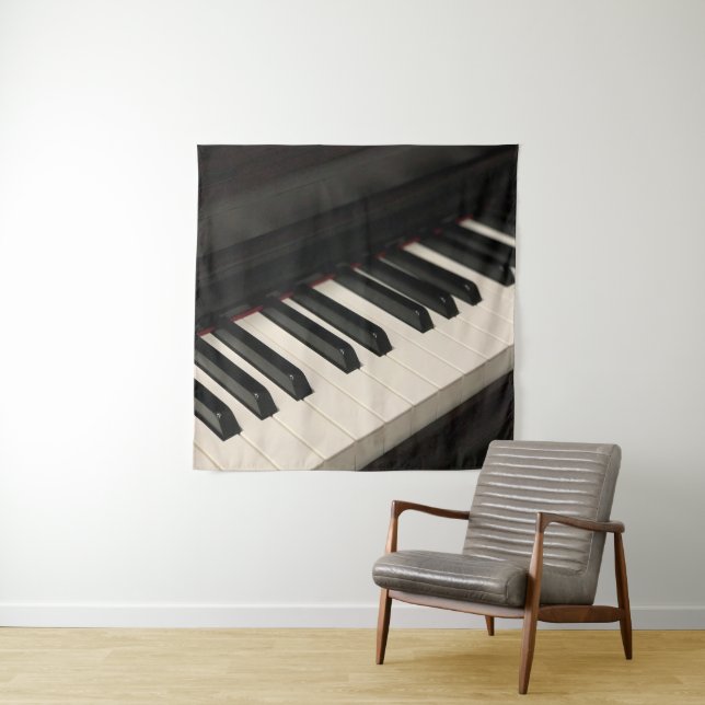 Cool Piano Design Tapestry (In Situ)