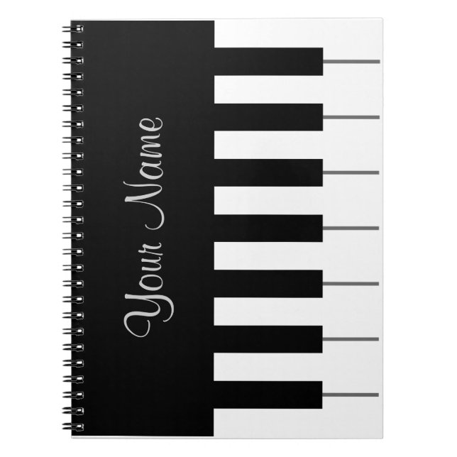 Cool Piano Notebook (Front)