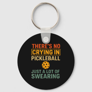 Cool pickle ball player lovers funny clothes men key ring