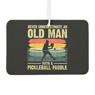 Cool Pickleball Design For Men Grandpa Pickleball Car Air Freshener