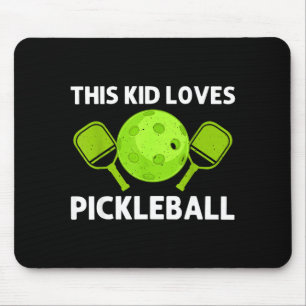 Cool pickleball for kids boys pickle ball paddle mouse pad