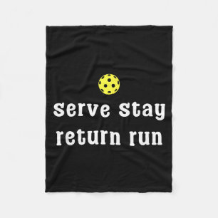 Cool pickleball for men women pickle ball player fleece blanket