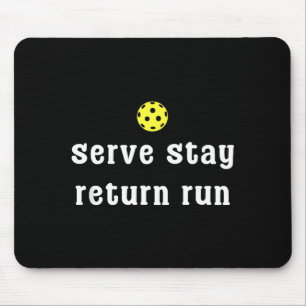 Cool pickleball for men women pickle ball player mouse pad