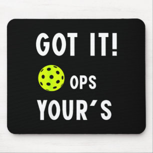 Cool pickleball funny got ops for mom dad men wome mouse pad