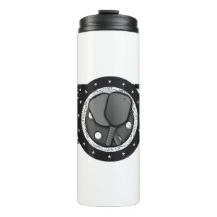 Cool Pickleball Sport USA Grunge Flag - Pickleball Thermal Tumbler