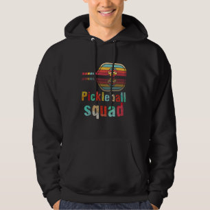 Cool Pickleball Squad Men Women Paddle Pickleball  Hoodie