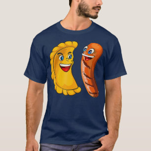 Cool Pierogi And Kielbasa Polish Food Funny T-Shirt