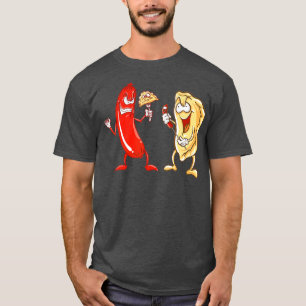 Cool Pierogi And Kielbasa Polish Food Funny T-Shirt