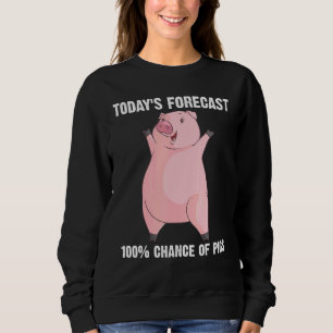 Cool Pig For Men Women Swine Boar Piggy Farm Anima Sweatshirt