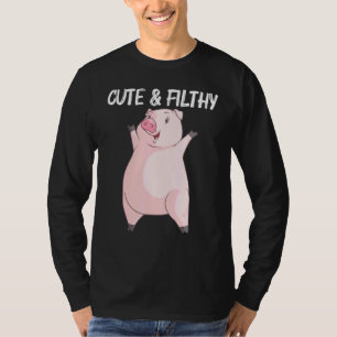 Cool Pig For Men Women Swine Boar Piggy Farm Anima T-Shirt
