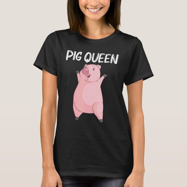 Cool Pig For Women Mum Swine Boar Piggy Farm Anima T-Shirt (Front)