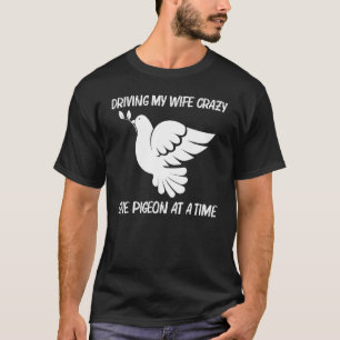 Cool Pigeon For Men Dad Staple Homing Pigeon Racin T-Shirt
