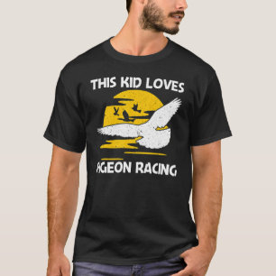 Cool Pigeon Racing For Kids Boys Homing Pigeon Rac T-Shirt