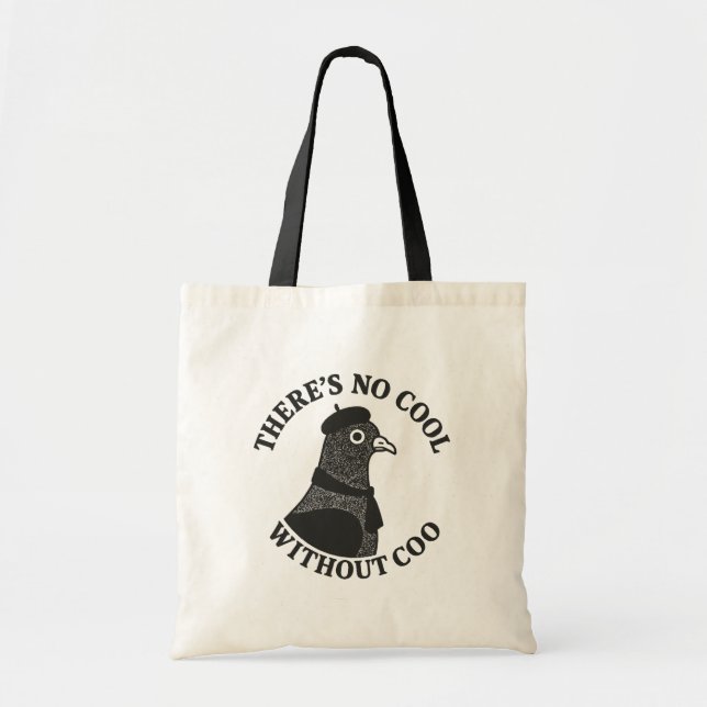 Cool Pigeon Tote Bag (Front)