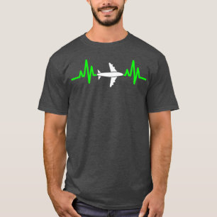 Cool Pilot Heartbeat T-Shirt