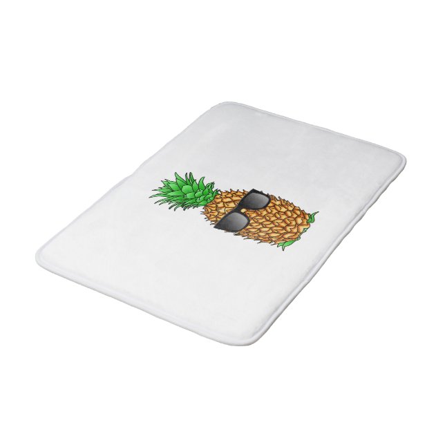 Cool Pineapple Bath Mat (Angled)