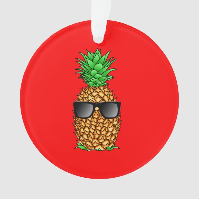 Cool Pineapple Ornament (Front)