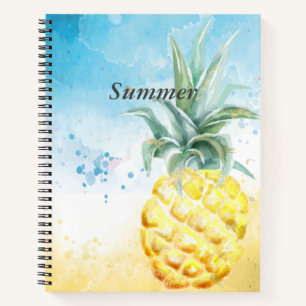 Cool Pineapple Summer Notebook