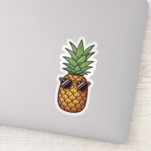 Cool Pineapple with Sunglasses  (Detail)