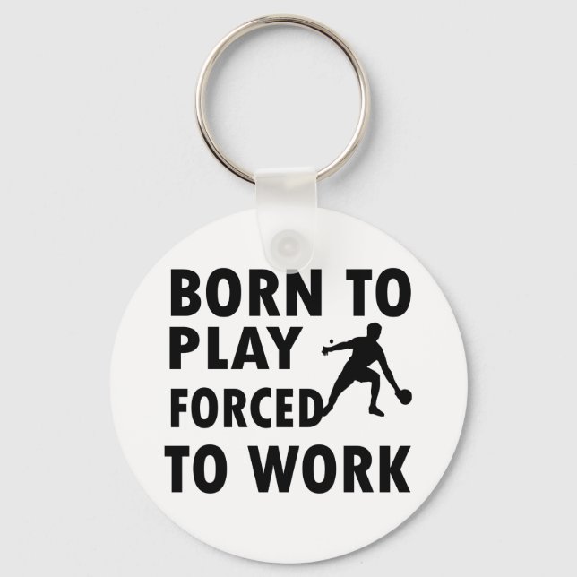 Cool Ping Pong Designs Key Ring (Front)