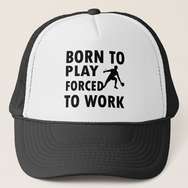 Cool Ping Pong Designs Trucker Hat (Front)