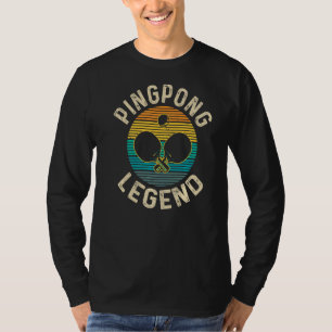 Cool Ping Pong Retro Crossing Rackets Ping Pong Le T-Shirt