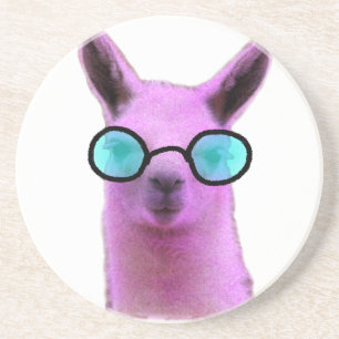 Cool Pink Llama! Coaster