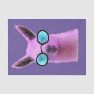 Cool Pink Llama! Tissue Paper