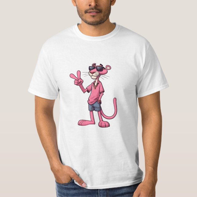 Cool Pink Panther T-Shirt (Front)