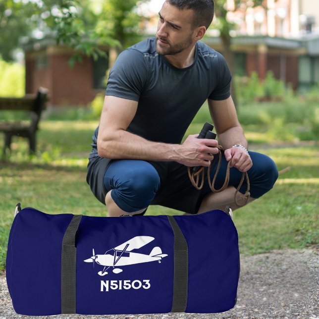 Cool Piper Cub Aeroplane,Simple Aviation Custom Duffle Bag (Creator Uploaded)