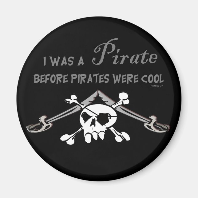 Cool Pirate Magnet (Front)
