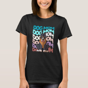 Cool Pitbull Dog Mum Retro Vintage Dog Premium T-Shirt