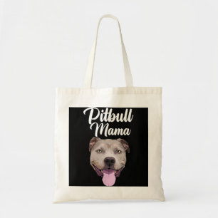 Cool Pitbull Mum For Women Mama Pitbull Owner Dog  Tote Bag