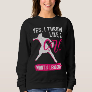 Cool Pitchers Softball For Players Girls Sweatshirt