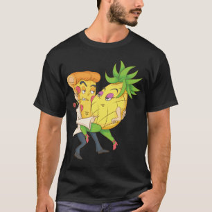 Cool Pizza Slice Pineapple Love Funny Italian Pie T-Shirt