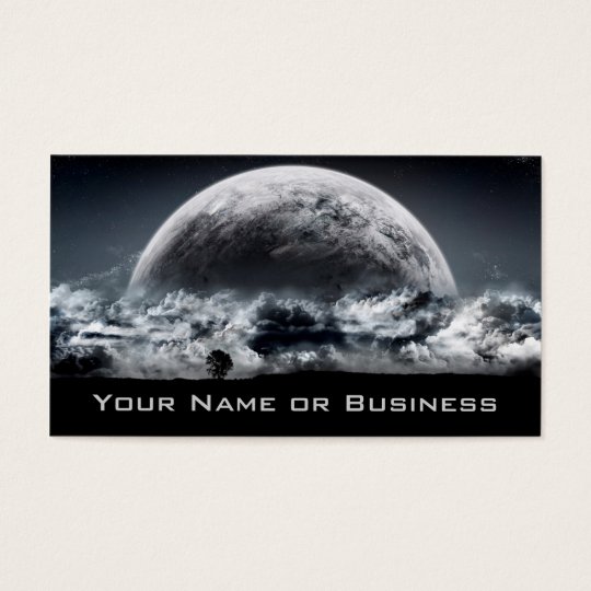 cool planets business card