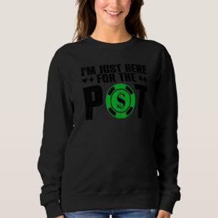 Cool Poker Lover For Men Women Card Casino Player Sweatshirt