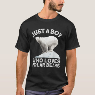 Cool Polar Bear For Boys Kids Polar Bear Lover Arc T-Shirt